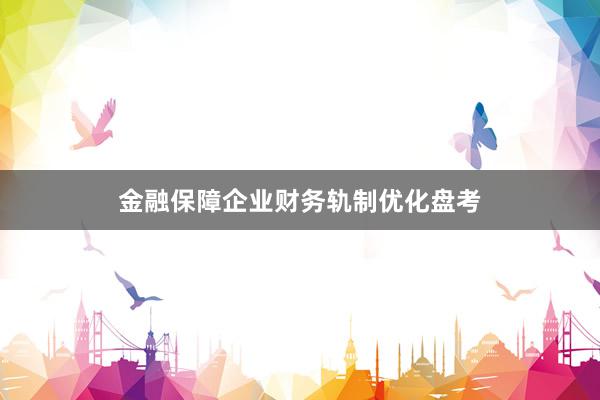 金融保障企业财务轨制优化盘考